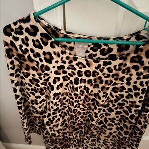 ⚡️⚡️🔥🔥 MOVING SALE Chico's Animal Print Top